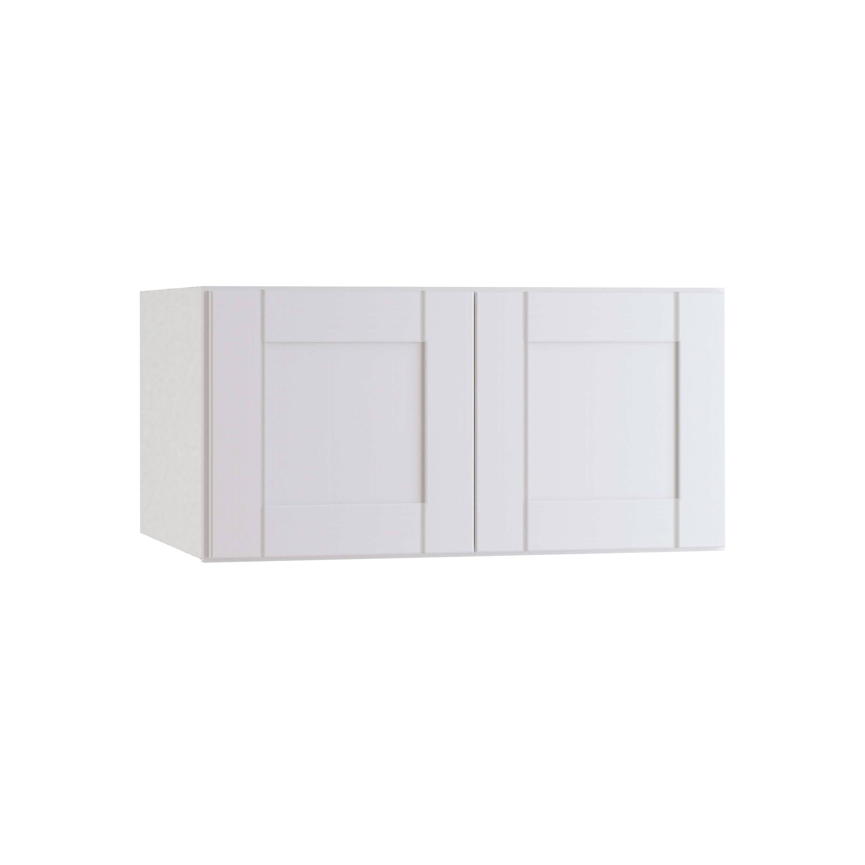 Vesper White Shaker Assembled Plywood Wall Kitchen Cabinet P356