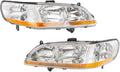 Headlight Assembly Unit Pair for Honda Accord 1998 1999 2000 L1292