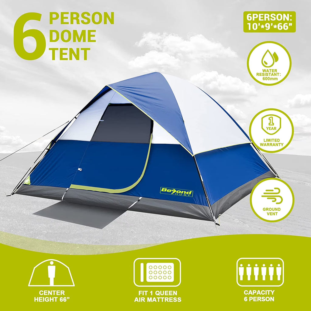 6-Person Dome Camping Tent H7469