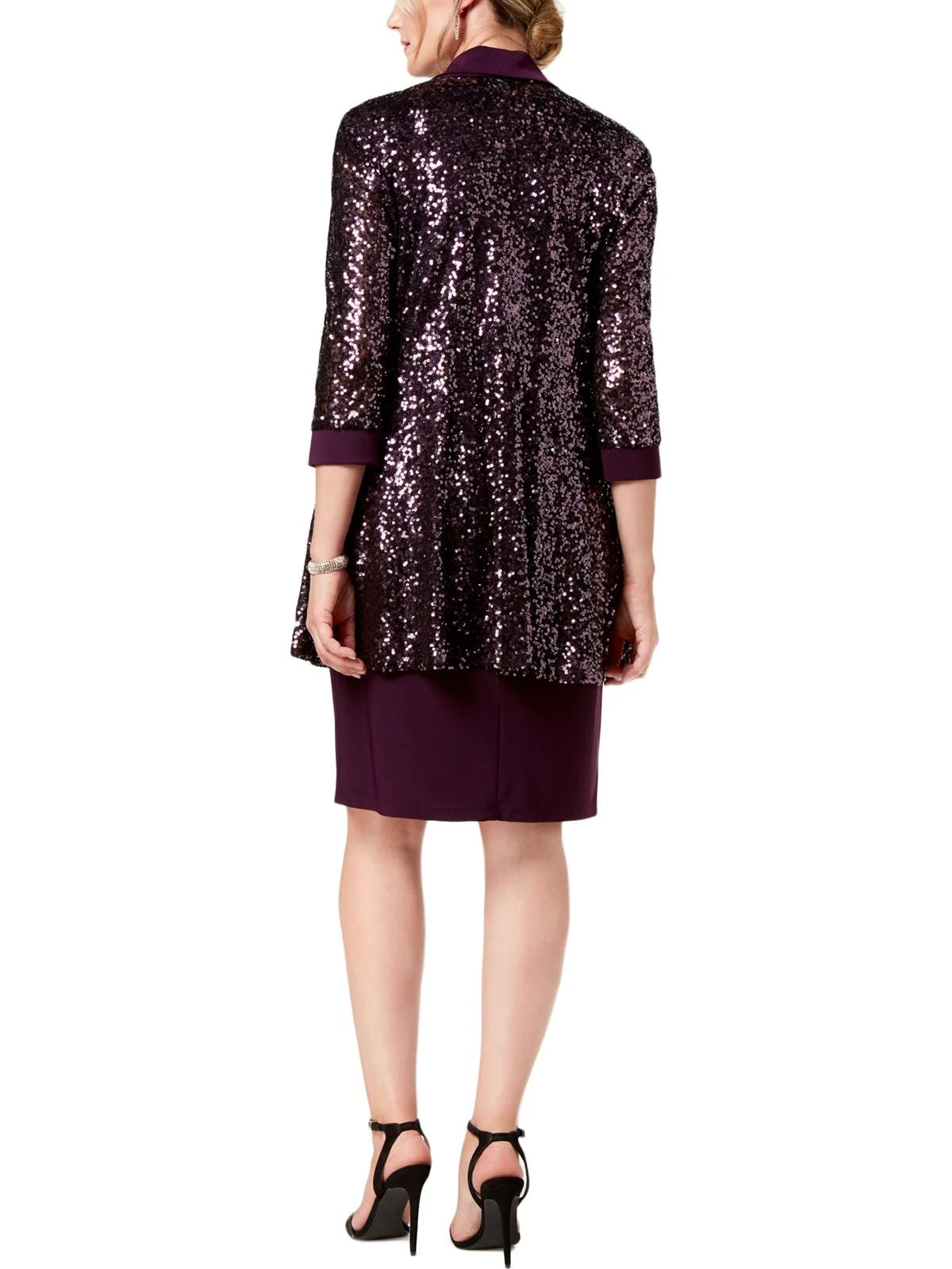 Metallic Sequined Blazer C473590
