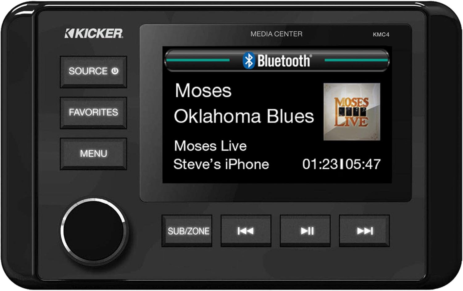 Waterproof Marine Radio with Black Dash Kit V45163