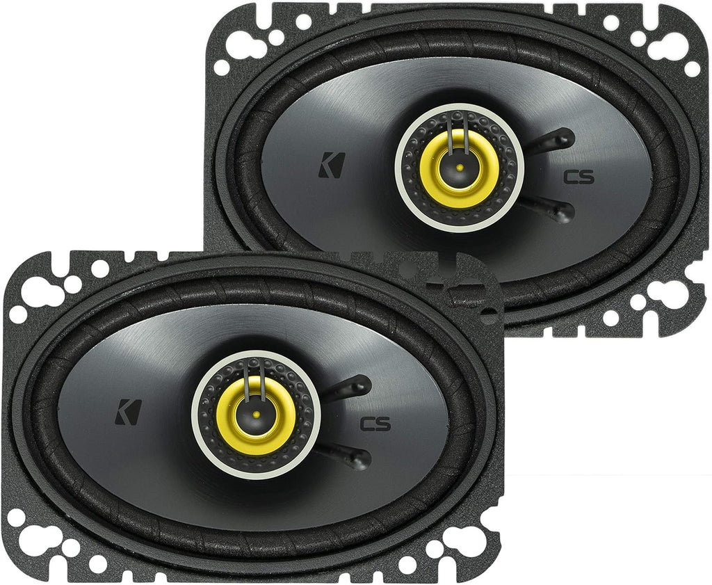 4 x 6 150 Watt 4 Ohm 2-Way Coaxial Speakers with Polypropylene Cone I906