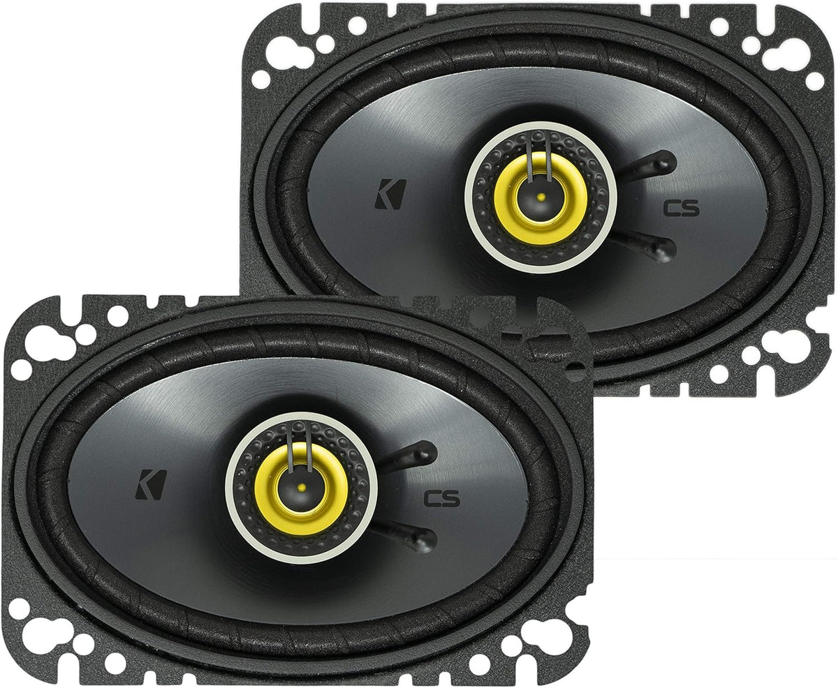 4 x 6 150 Watt 4 Ohm 2-Way Coaxial Speakers with Polypropylene Cone I906