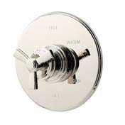 Flat Black Balanced Pressure Shower Trim N7344