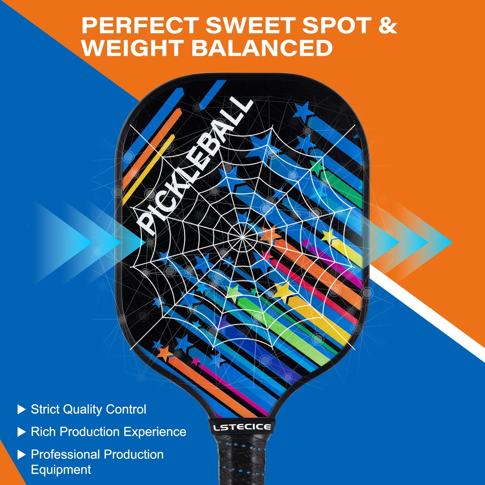 Pickleball Paddle Set of 4 with Black Bag V800383