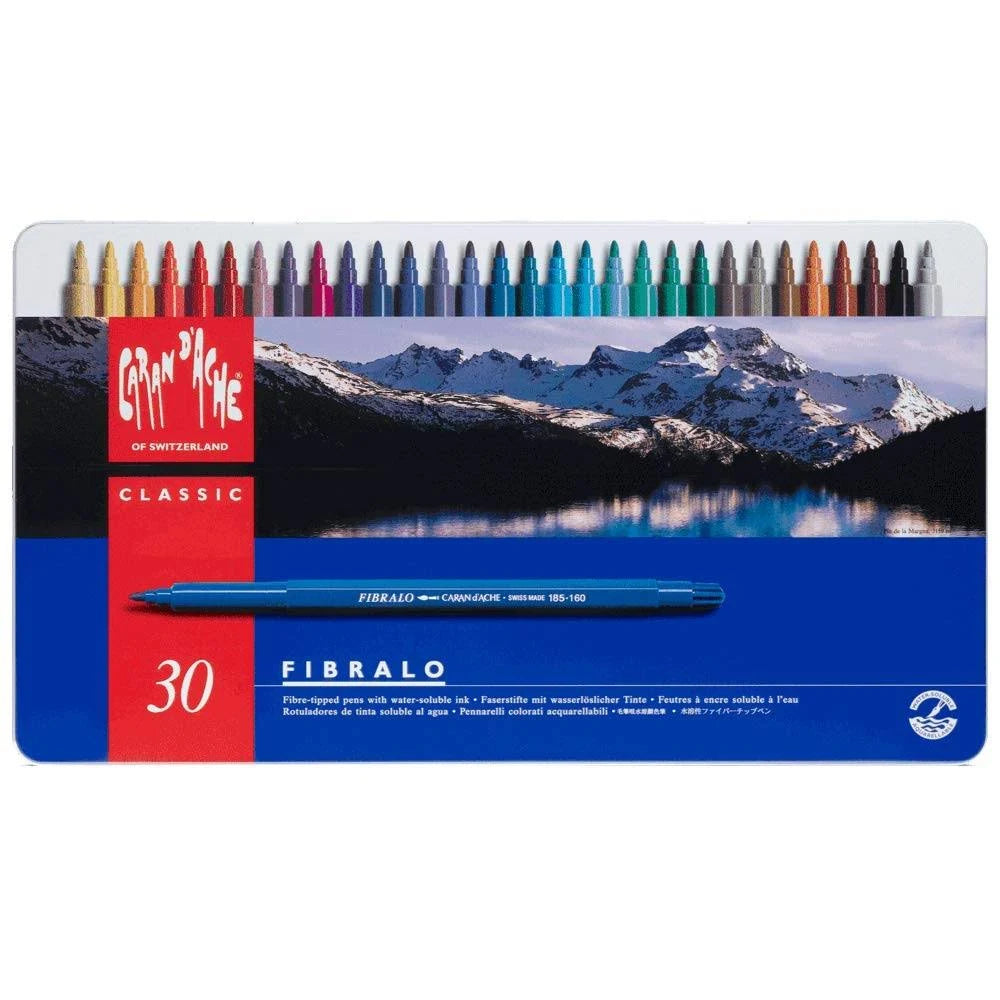 Fibre Tipped Pens, Set/30 C281