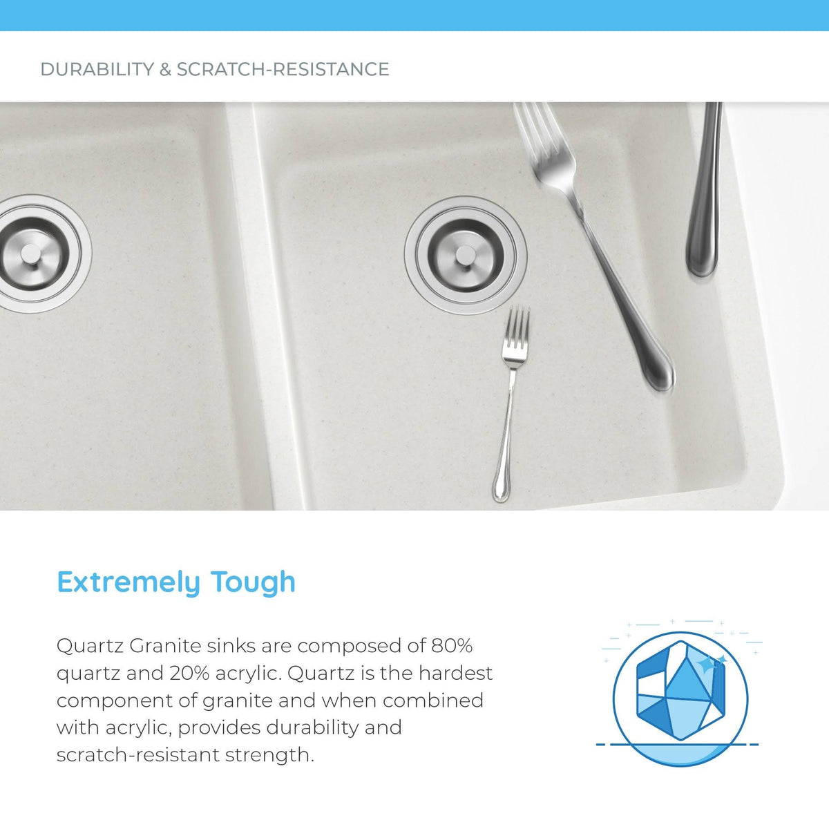 Beige Quartz Sink Y578032