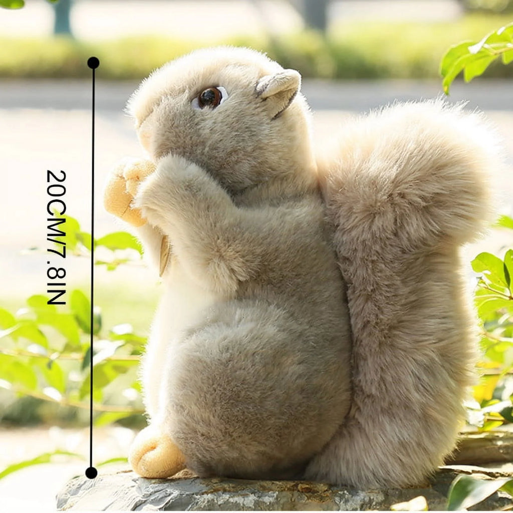 20cm Plush Squirrel Stuffed Doll Throw Pillow S703