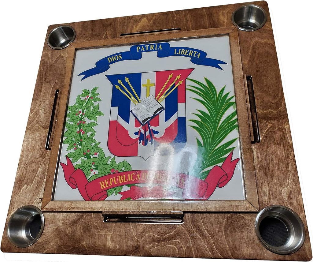 Mesa de Domino con Escudo Dominicano Z146
