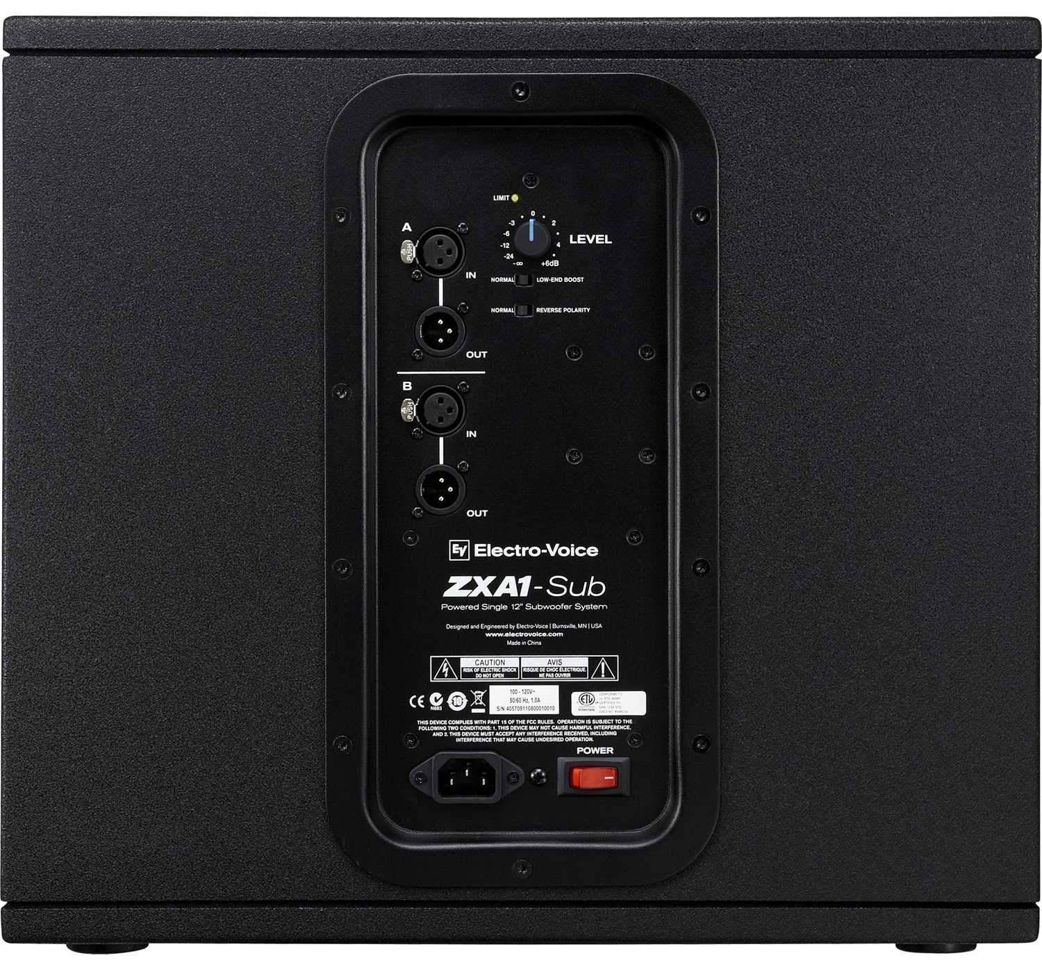 ZxA1-SUB Subwoofer - Black D2981