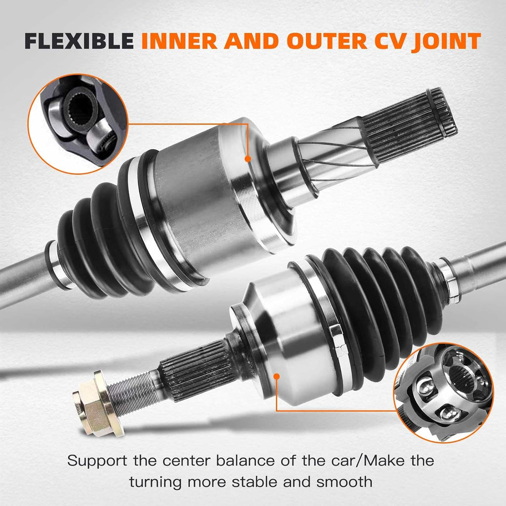 CV Axle Shaft Left Front Driver Side 4WD Pack of 2 G518427
