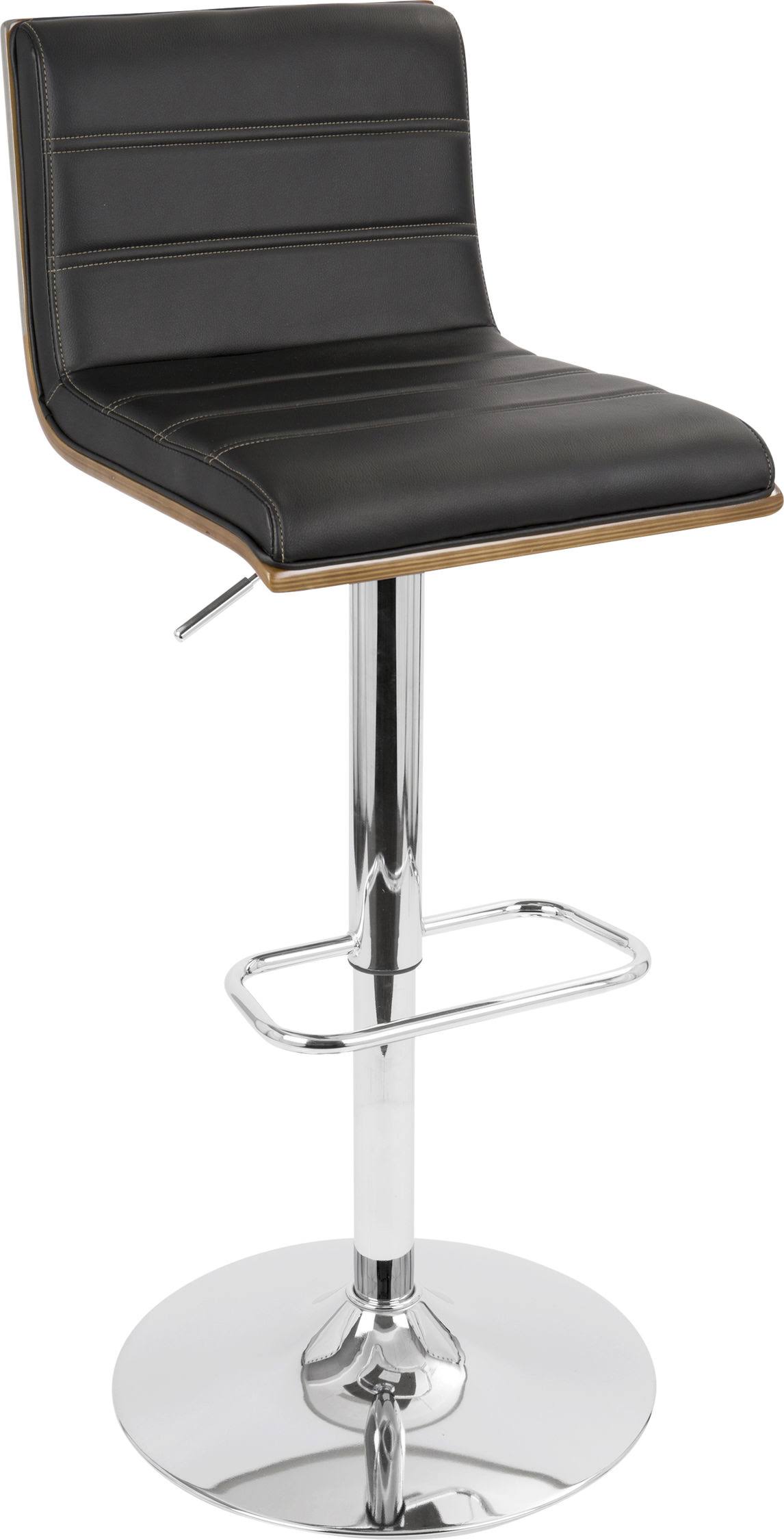 Walnut/Black Barstool J531