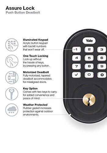 Assure Lock Stand Alone Deadbolt Oil Rubbed Bronze K5614