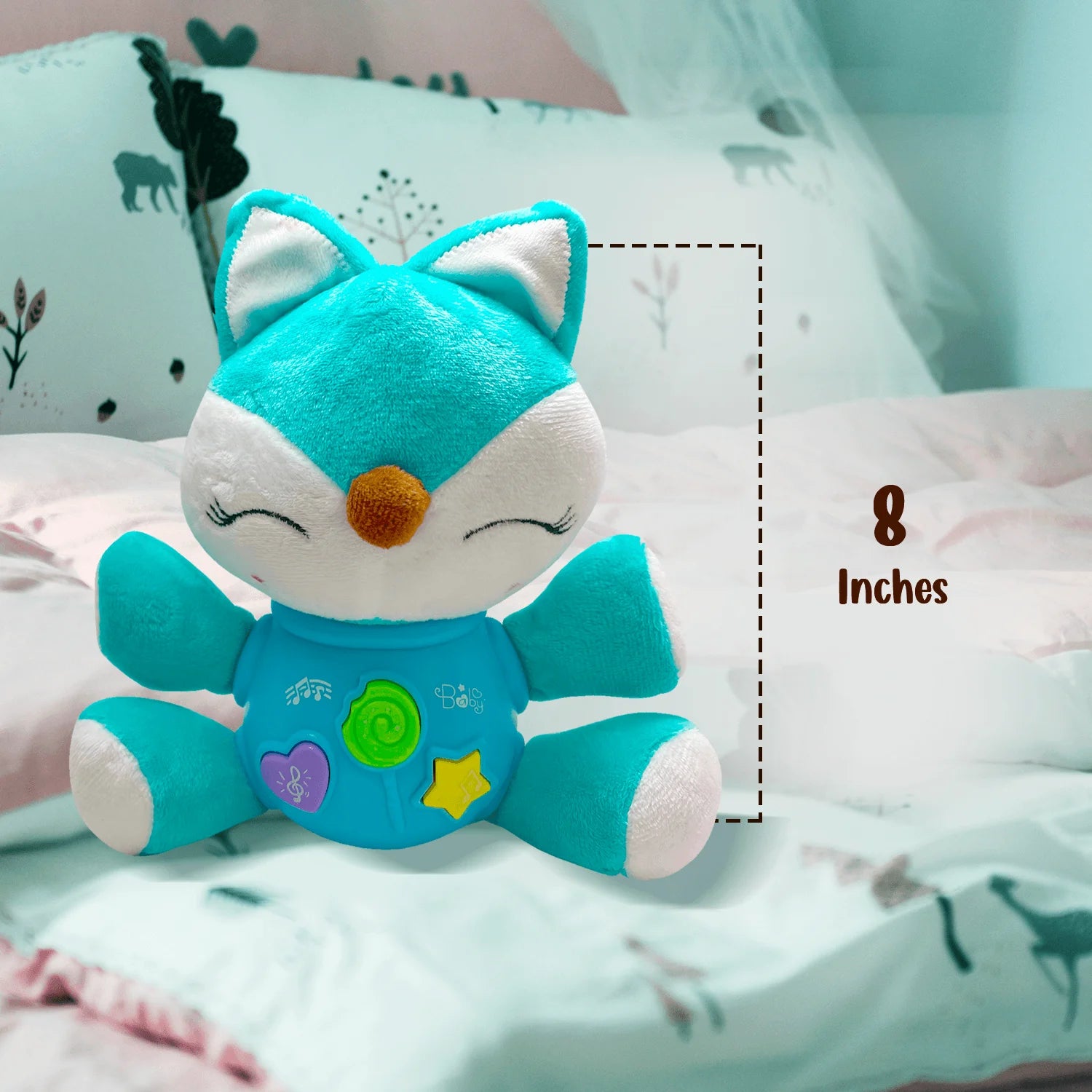 Fox Musical Stuffed Animal Baby Toy S746
