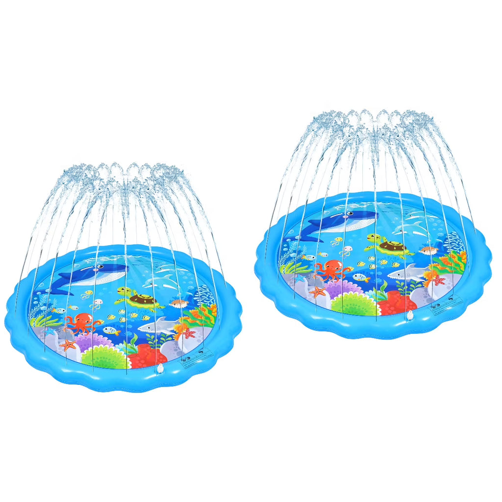 Inflatable Sprinkler Pad for Kids 2 Pieces U766