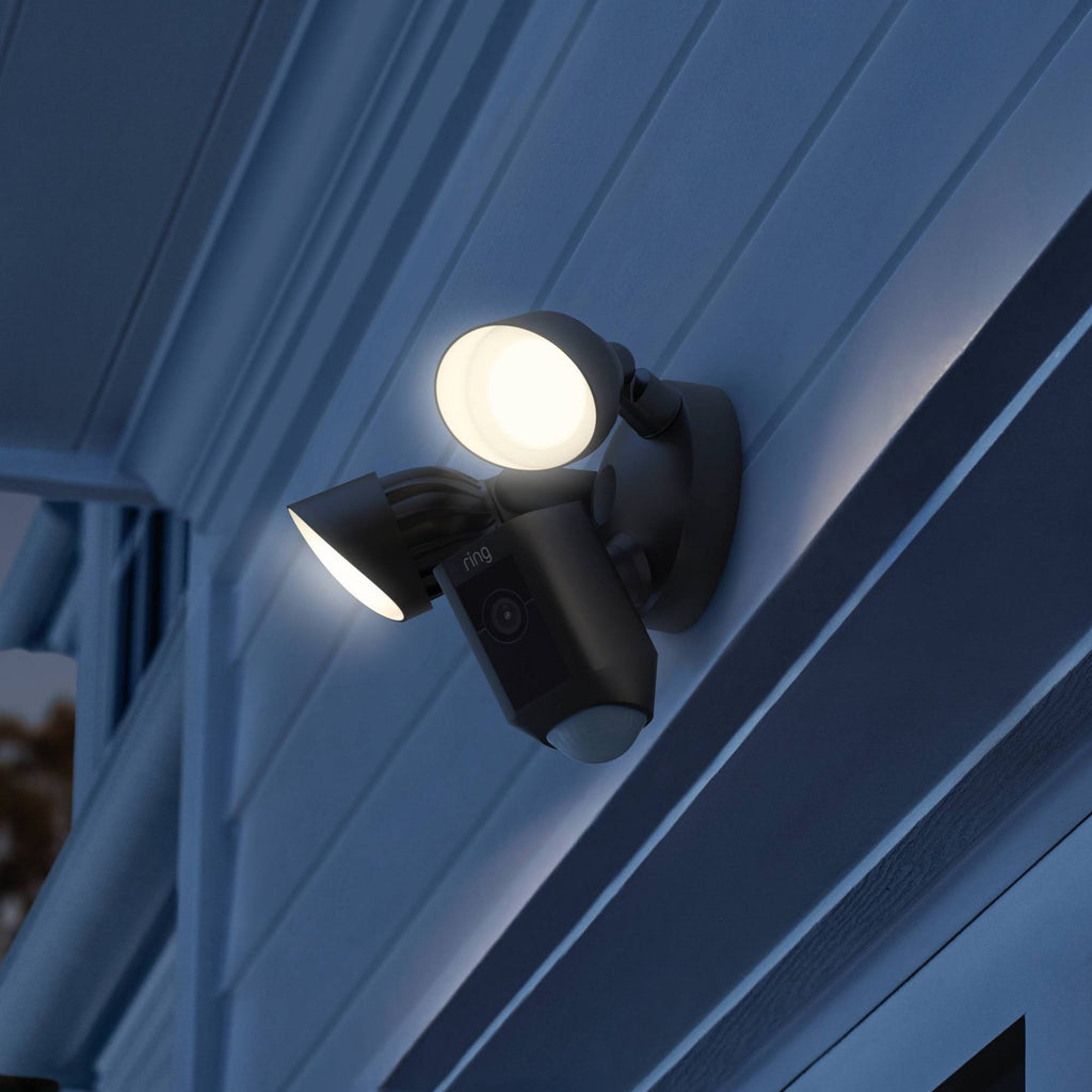 Black Floodlight Cam Wired Plus L32376