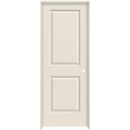 24 in. x 80 in. Primed Left-Hand Smooth Solid Core Molded Composite MDF Single Prehung Interior Door B77151