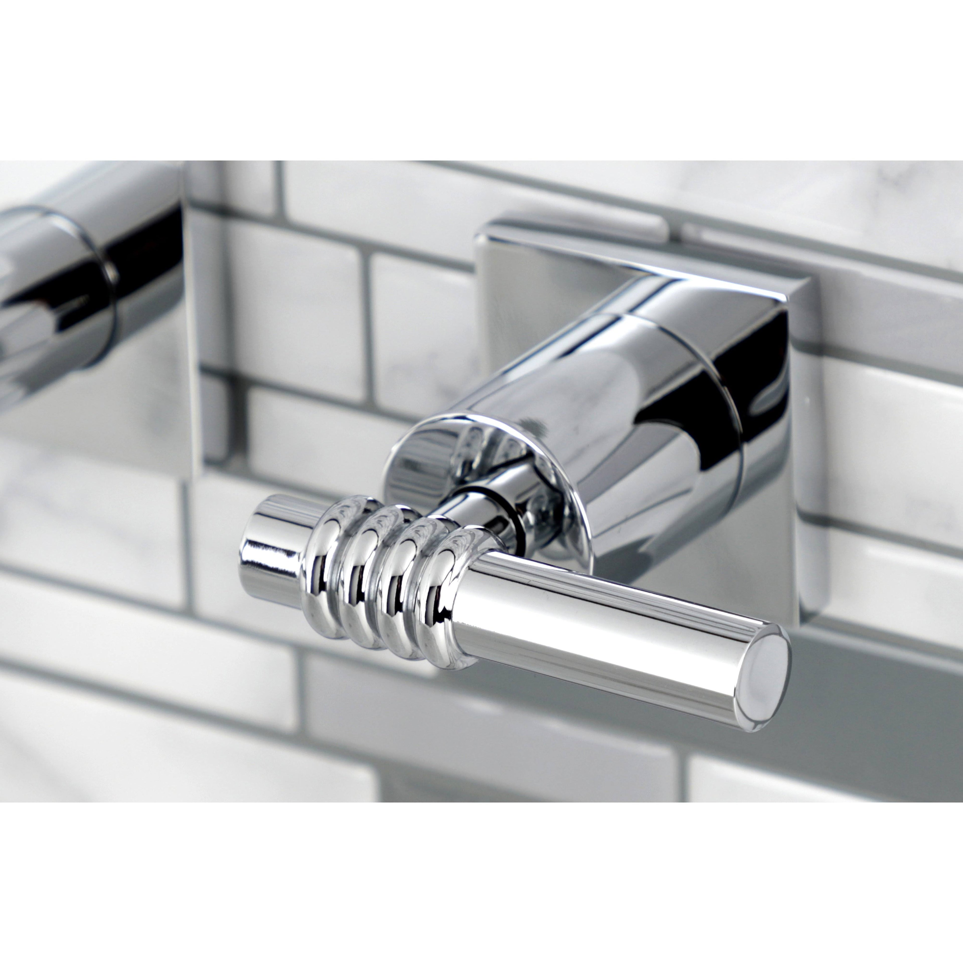 Brushed Nickel Wall Mount Bathroom Faucet O33973