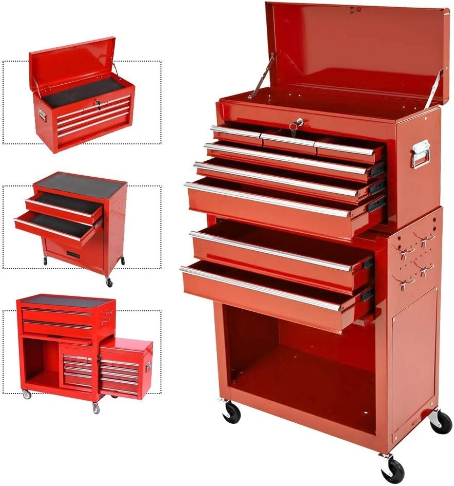 8-Drawer Rolling Tool Chest with Lock Y950933