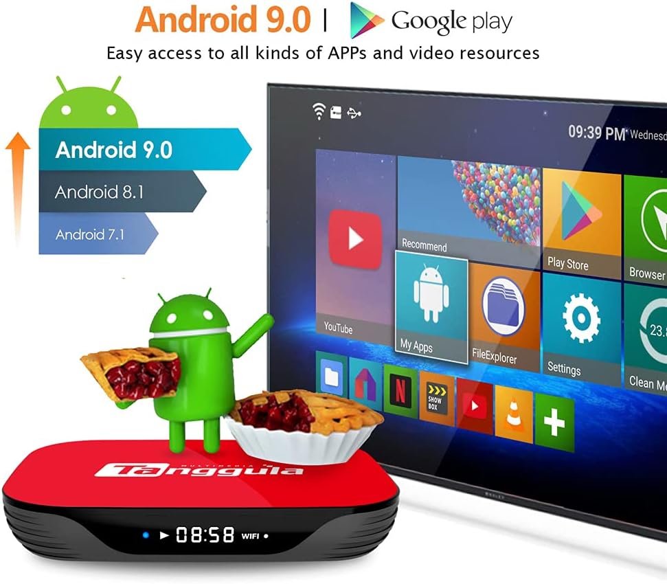 Android TV Box 4GB+128GB Media Player B3632