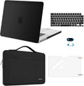 Black Plastic Hard Shell Case with Sleeve Bag for MacBook Pro 16 inch W200818