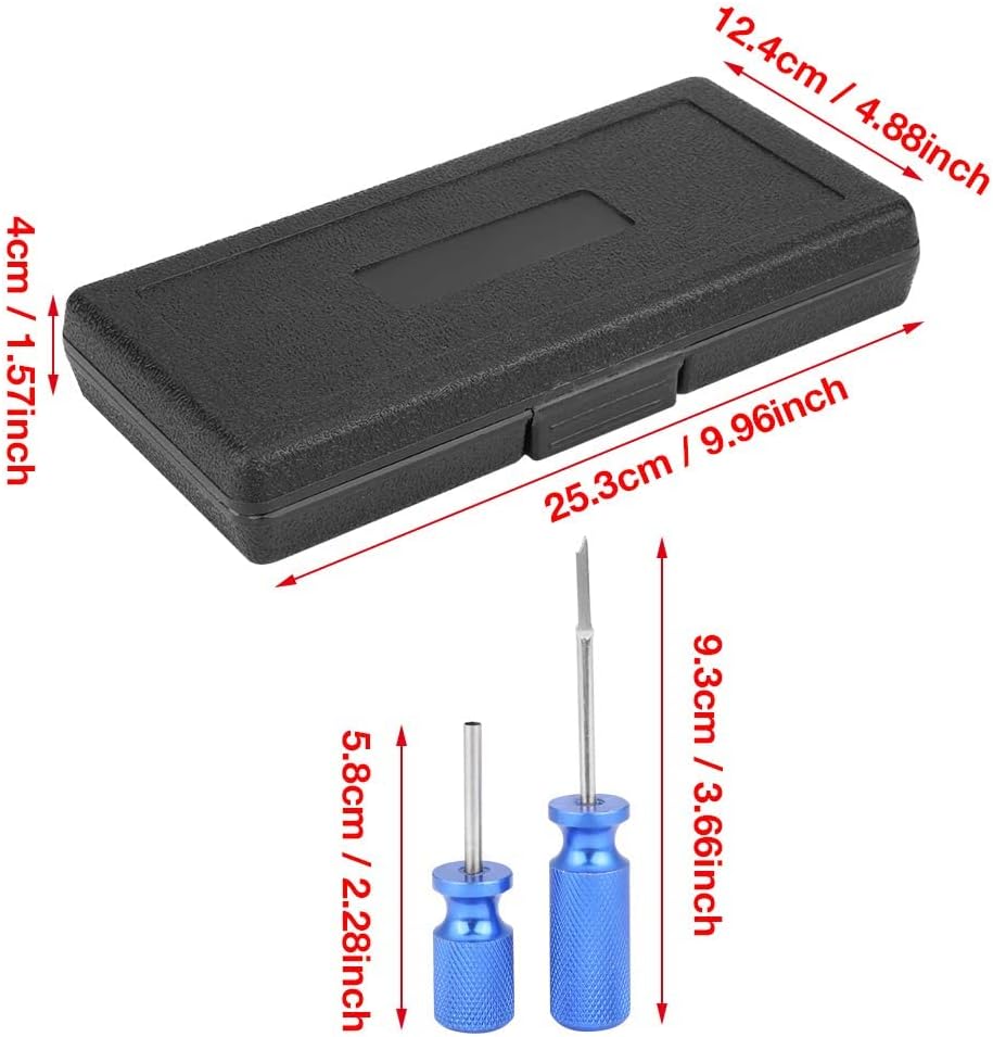 19 PCS Car Terminal Removal Tool Kit with Flat Twin Fork Blade Q928801