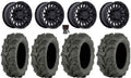 14" Black Wheels 27" Mud Lite XTR Tires D3814