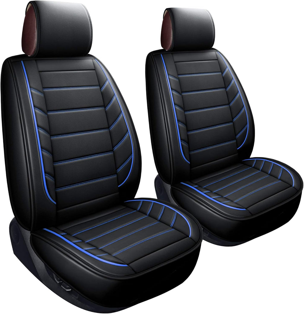 Black 2 PCS Front Seat Covers S15629