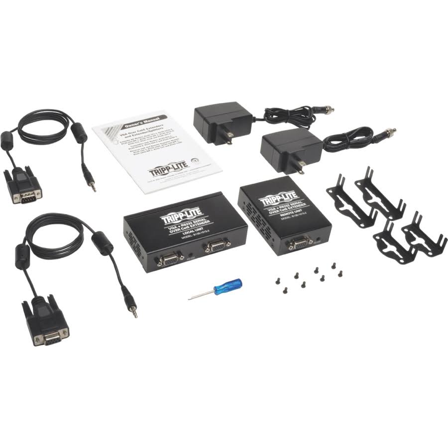 VGA & RS232 Over Cat5 Cat6 Extender J2824