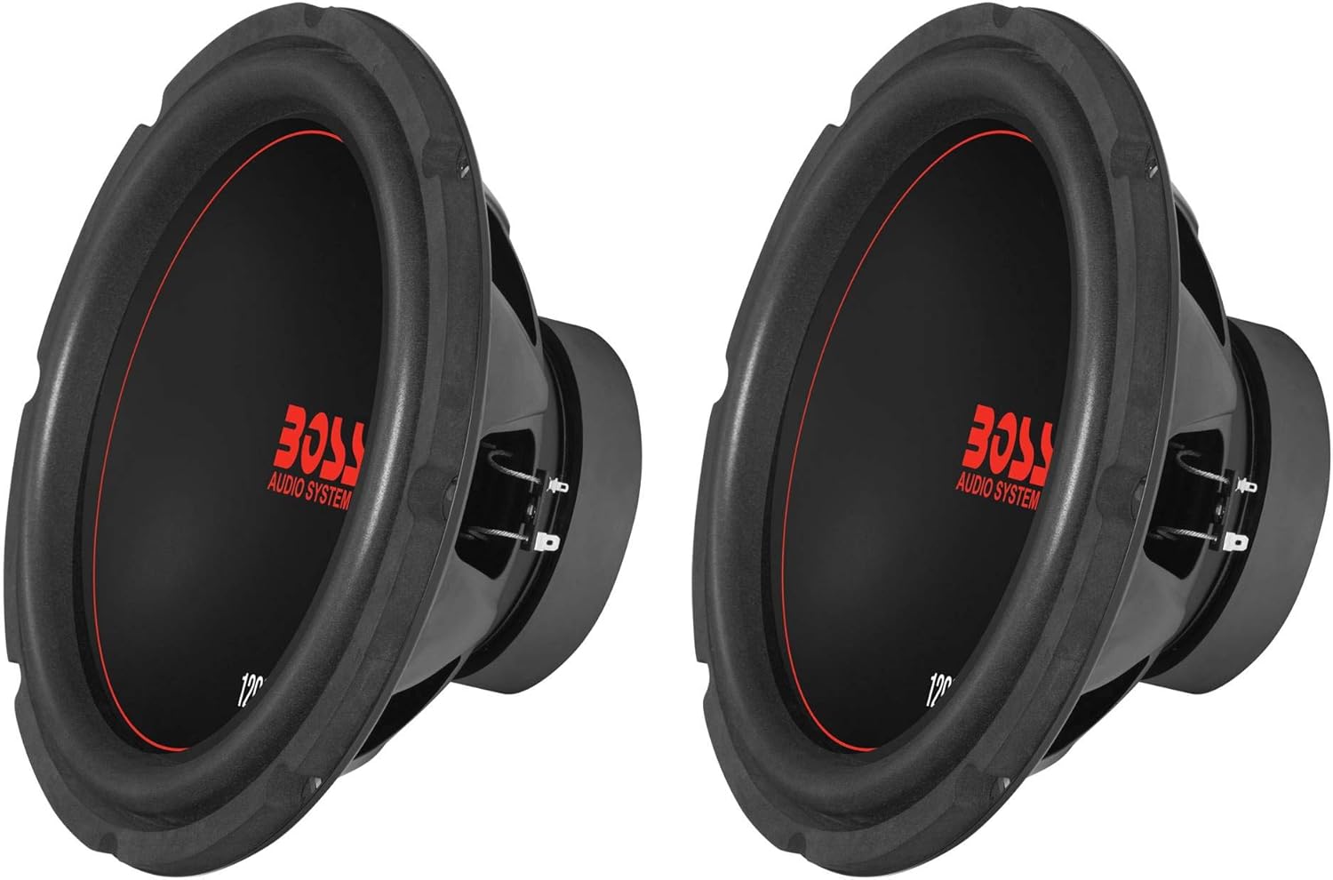 12" 1200W Dual Voice Coil 4 Ohm Car Audio Subwoofer (2 Pack) X284162