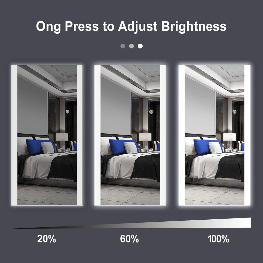 47x22 Full Length LED Wall Mounted Mirror F427836