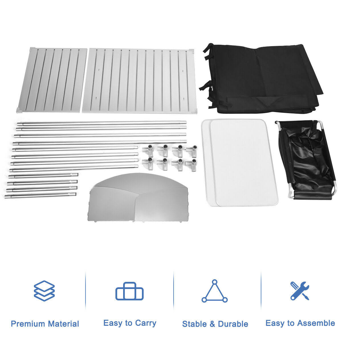 Portable Camp Kitchen and Sink Table T848830