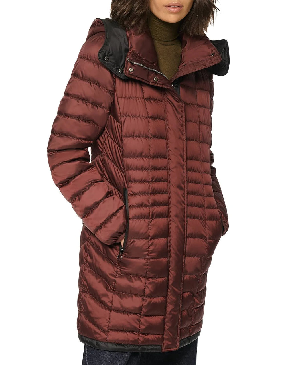 Black Puffer Coat U58582