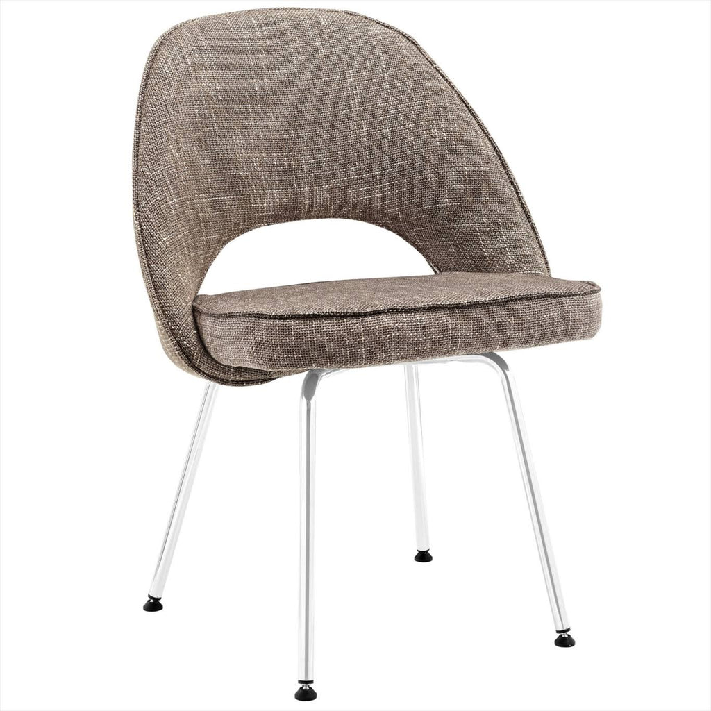 Oatmeal Fabric Dining Side Chair T5497