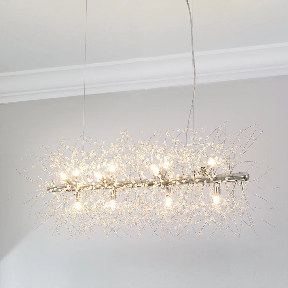 12-Light Dimmable Contemporary Sputnik Chandelier T8367