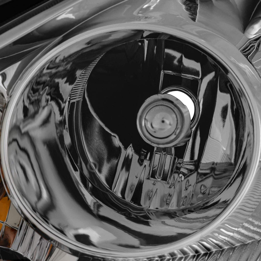 Chrome Housing Headlights Replacement Assembly H90614