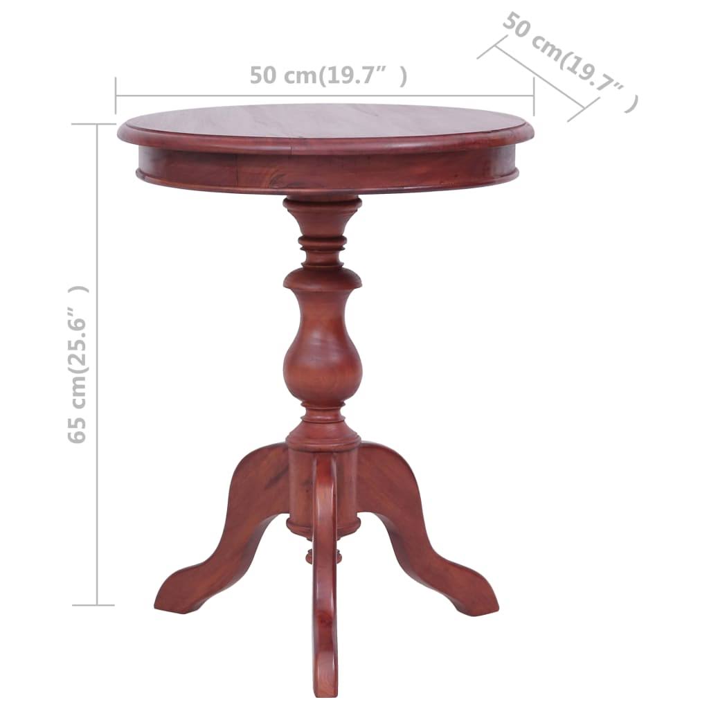 Side Table Natural Solid Mahogany Wood C138