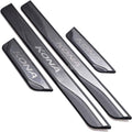 Red Stainless Car Door Sill Protectors Pack of 2 M103886