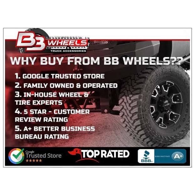Machined Black 18x8 Wheel V6635