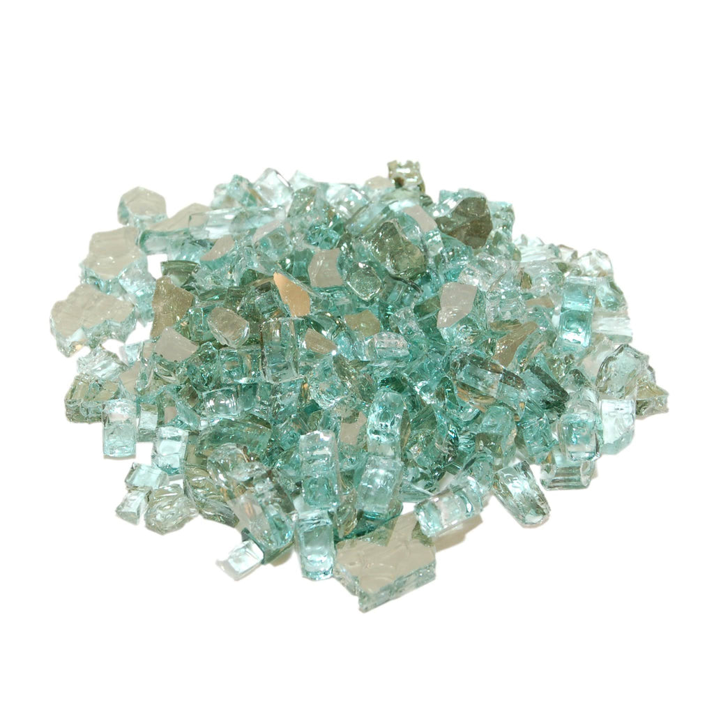 Caribbean Blue Reflective Fire Glass 10 lbs I4446