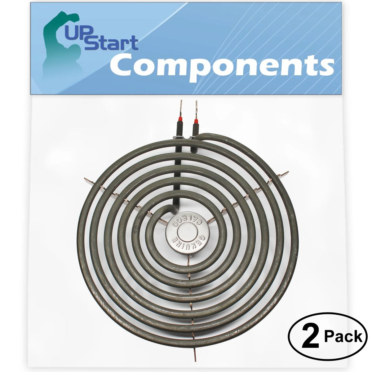 2-Pack 8 inch 6 Turns Surface Burner Element for Range, Stove & Cooktop J199193