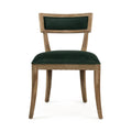 Green Velvet Side Chair B2954