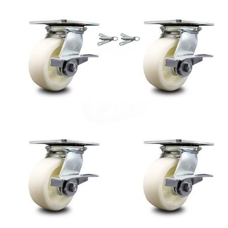 Heavy Duty Nylon Caster with Side Lock N6375