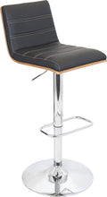 Walnut/Black Barstool J531