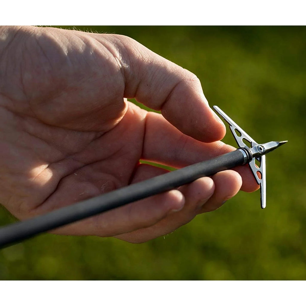 12Pcs 2-Blade Screw-In Arrowheads I34135