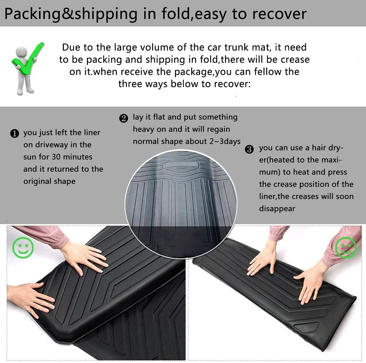 Cargo Liner Trunk Mat for Ford Escape J738255