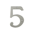 4 in. Satin Nickel Solid Brass House Numbers Z3626