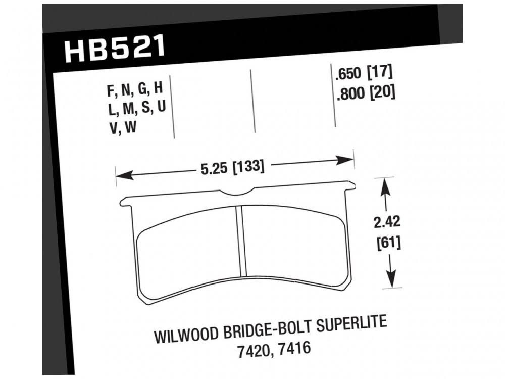 DTC-70 Brake Pads B964