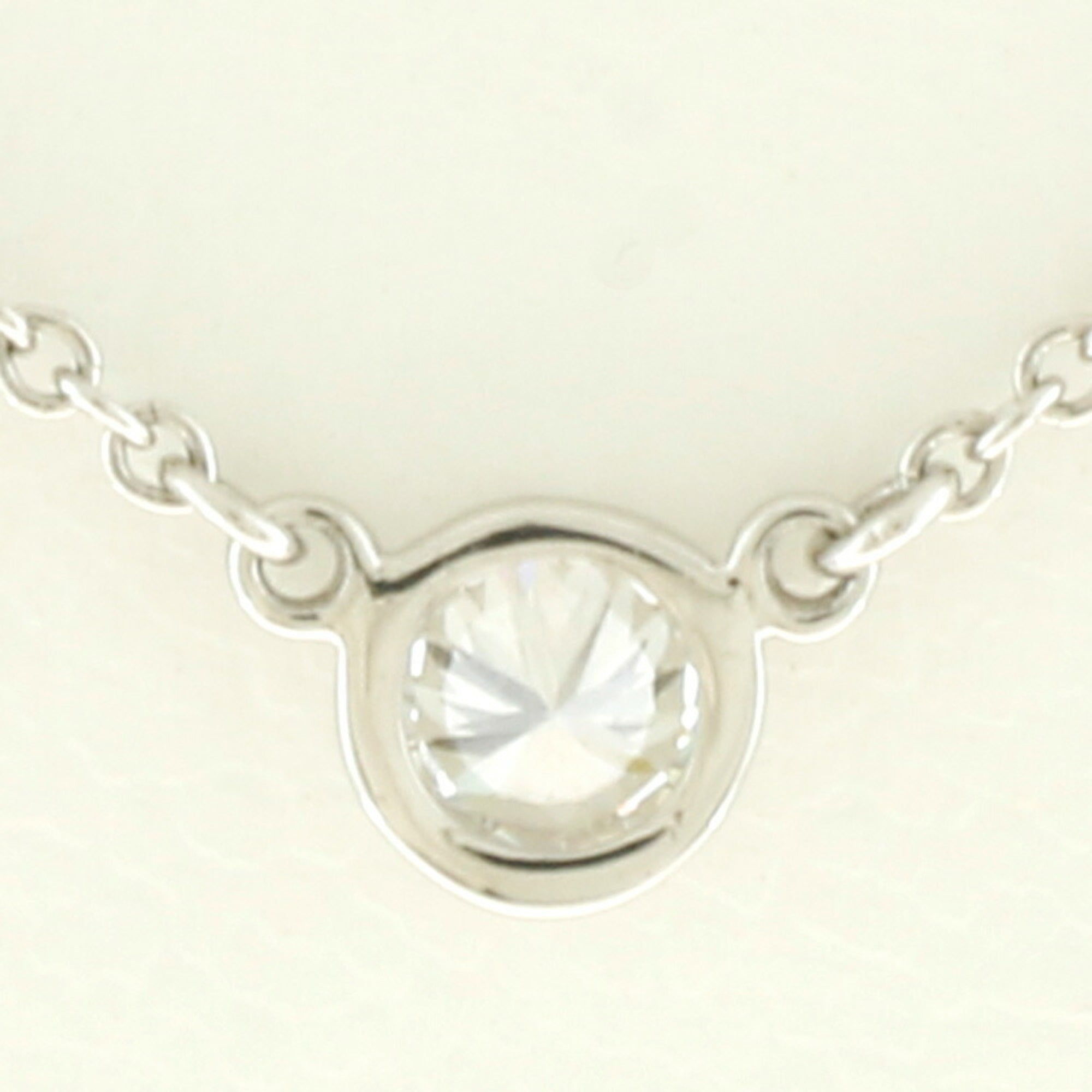 Platinum Necklace By The Yard Diamond F365