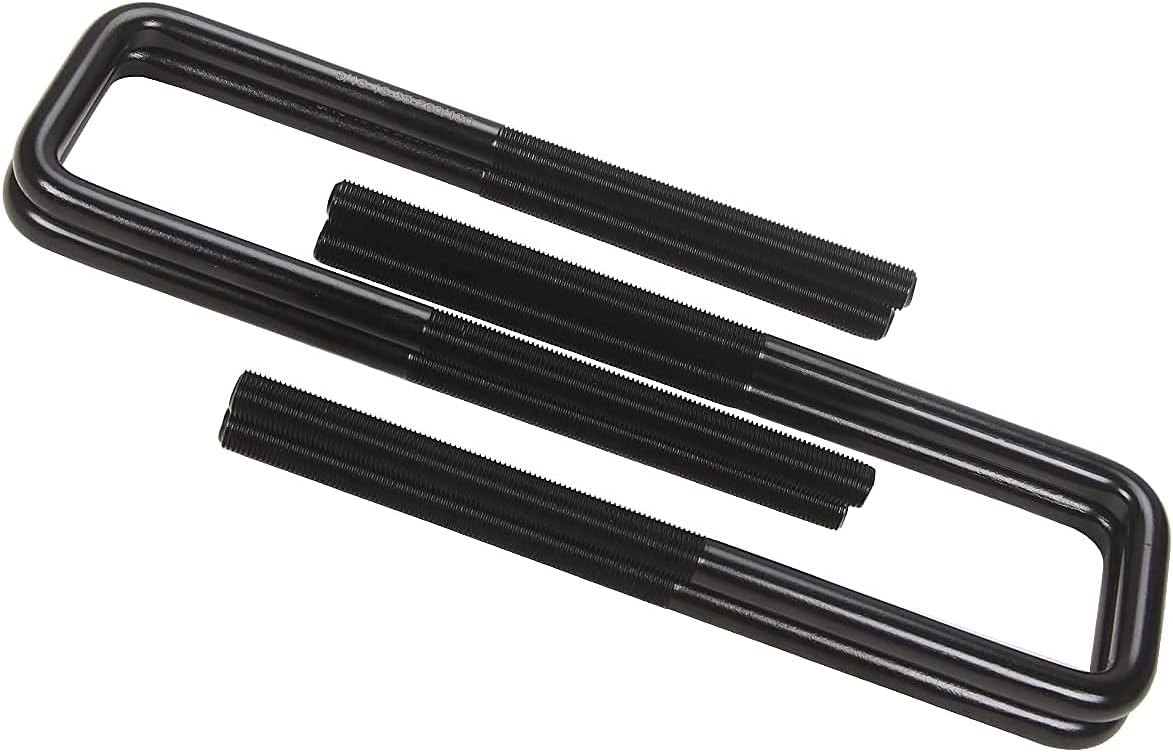 3 inch Rear Leveling Lift Kit Blocks with U Bolts Compatible with 2007-2021 Chevy Silverado Sierra GMC 1500 2WD 4WD Pack of 2 I1832